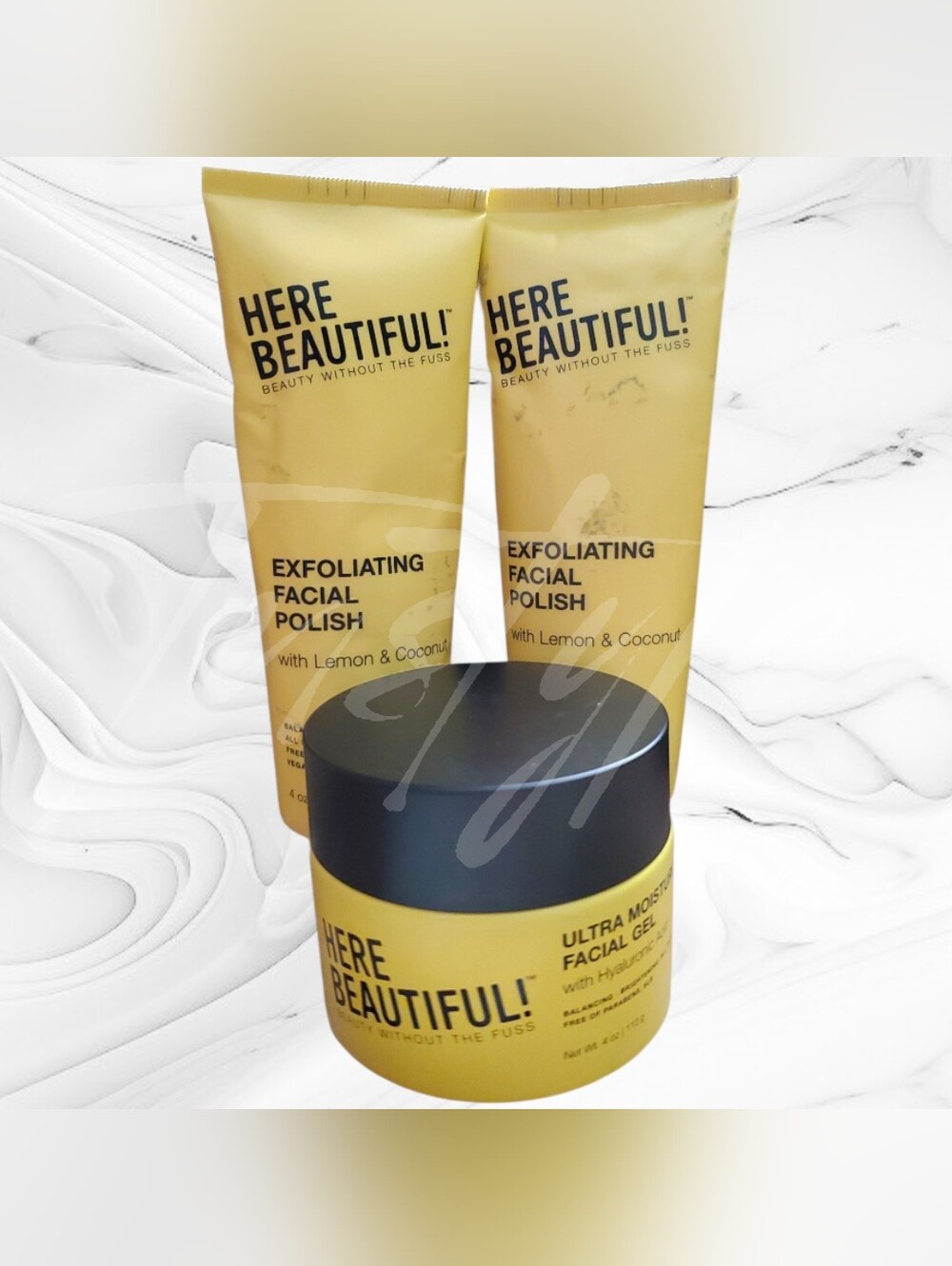 Here Beautiful Facial Polish & Gel